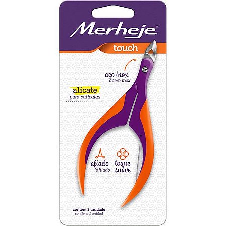 ALICATE PARA CUTÍCULAS MERHEJE TOUCH AFIADO