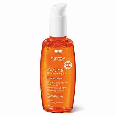 ACTINE SABONETE LÍQUIDO 140ML PELE ACNEICA