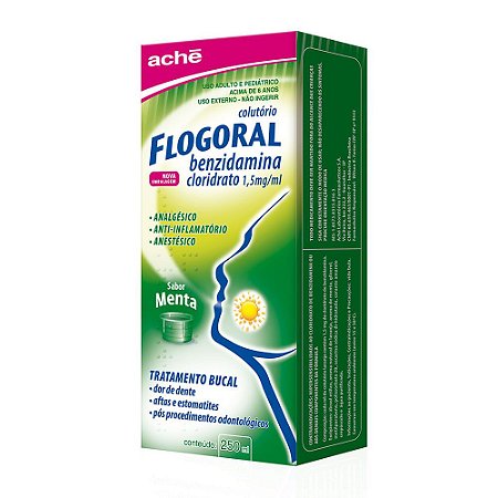 FLOGORAL COLUTÓRIO C/250ML SB.MENTA