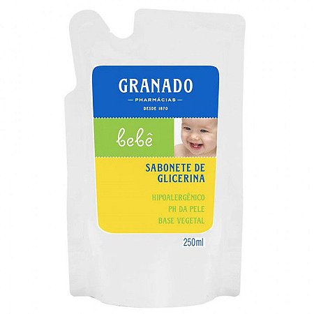 GRANADO BEBÊ SABONETE DE GLICERINA 250ML REFIL