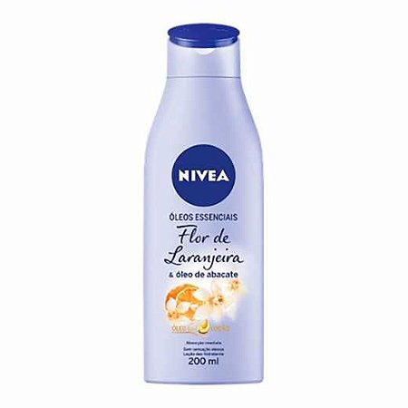 NIVEA LOÇÃO HIDRATANTE ÓLEO ESSENCIAIS 200ML - FLOR DE LARANJEIRA