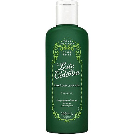 LEITE DE COLÔNIA LOÇÃO LIMPEZA 100ML - ORIGINAL