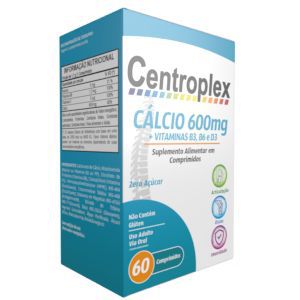 CENTROPLEX CÁLCIO 600 CX.C/60 COMPRIMIDOS