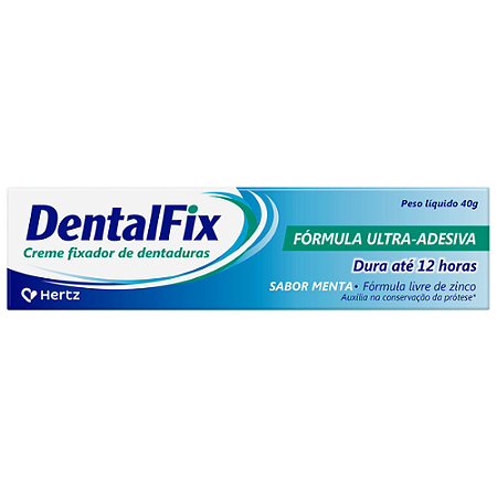 DENTALFIX CREME FIXADOR 40G. SABOR MENTA