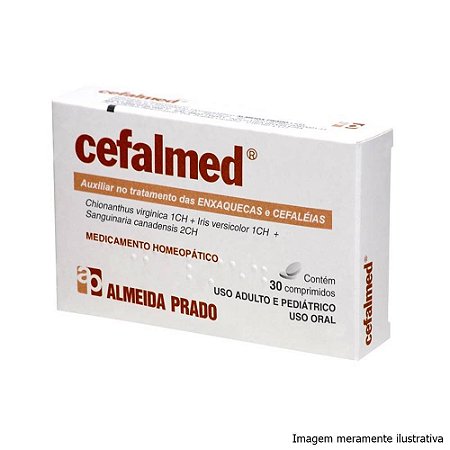 CEFALMED CX.C/30 COMPRIMIDOS ALMEIDA PRADO EXCLUSIVO