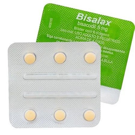 BISALAX 5MG C/6 DRÁGEAS