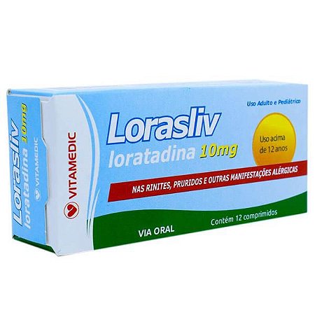 LORASLIV 10MG C/12 COMPRIMIDOS