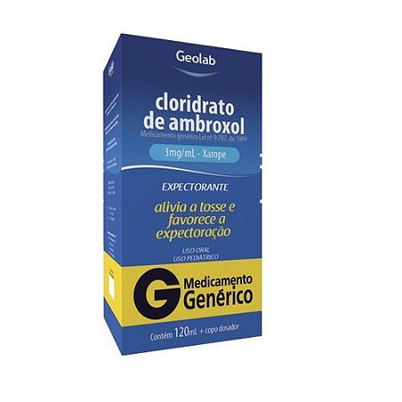 CLORIDRATO AMBROXOL 3MG/ML 120ML (GEOLAB)