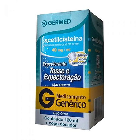 ACETILCISTEINA 40MG/ML XAROPE 120ML SB.FRAMBOESA (GERMED)