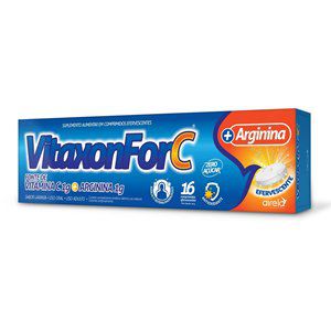 VITAXON FORC+ARGININA C/16 COMP.EFERV.SB LARANJA