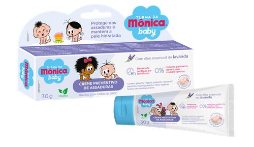 CREME ASSADURAS TURMA DA MÔNICA BABY 30G.