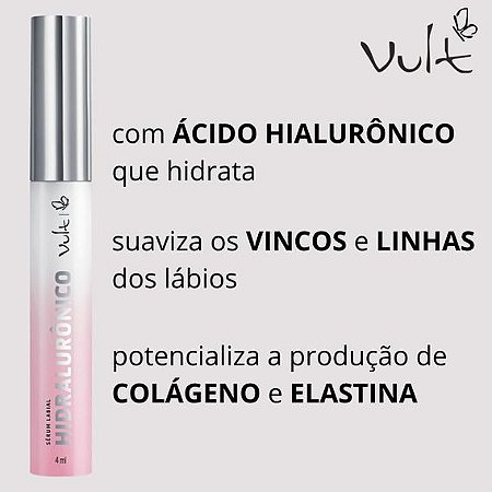 SÉRUM LABIAL HIDRALURÔNICO VULT 4ML