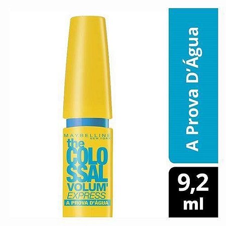 THE COLOSSAL VOLUME EXPRESS MÁSCARA CILÍOS MAYBELLINE 9,2ML A PROVA D´AGUA