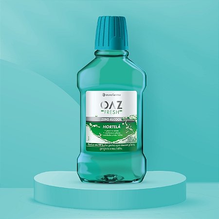 ANTISSÉPTICO BUCAL OAZ FRESH 250ML HORTELÃ SEM ÁLCOOL