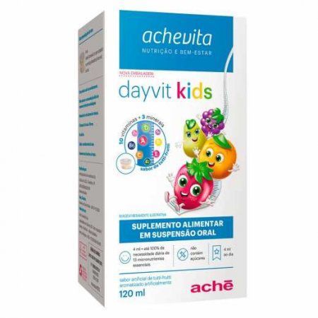 DAYVIT KIDS SUPLEMENTO ORAL 120ML SB. TUTTI-FRUTTI
