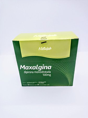 DIPIRONA MAXALGINA 500MG CX.C/10X10 COMPRIMIDOS