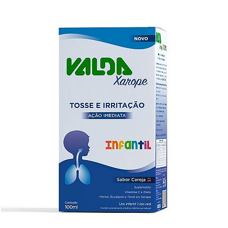 XAROPE VALDA INFANTIL 100ML SB.CEREJA