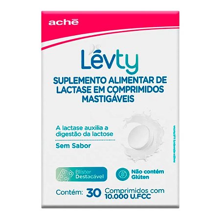 LEVTY SUPLEMENTO 10.000U.FCC C/30COMPRIMIDOS MASTIGÁVEIS