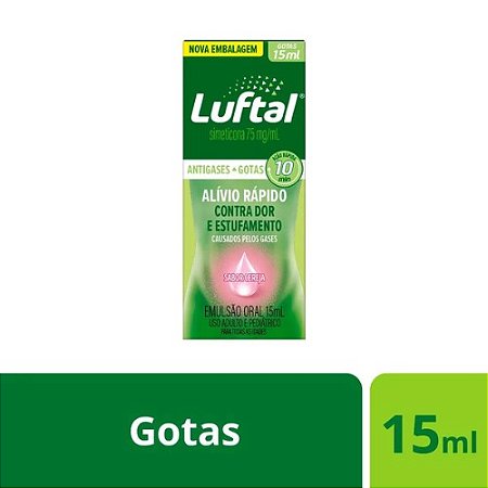 LUFTAL 75MG/ML FR.C/15ML EMULSÃO ORAL SB.CEREJA SIMETICONA