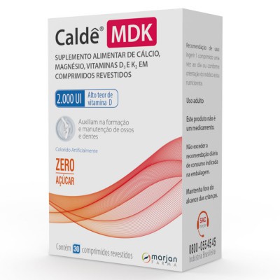 CALDÊ MDK 2.000UI CX.C/30 COMPRIMIDOS REVESTIDOS