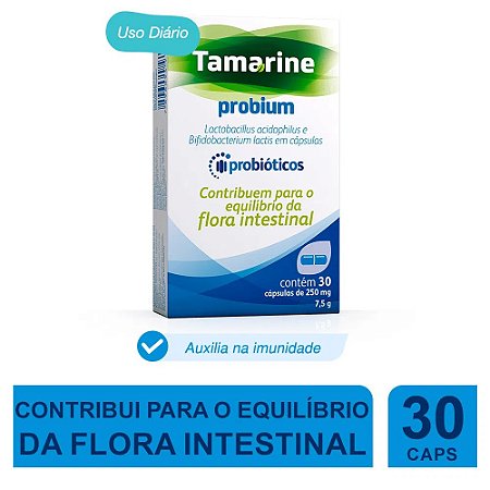 TAMARINE PROBIUM CX.C/30 CÁPSULAS 250MG PROBIÓTICO