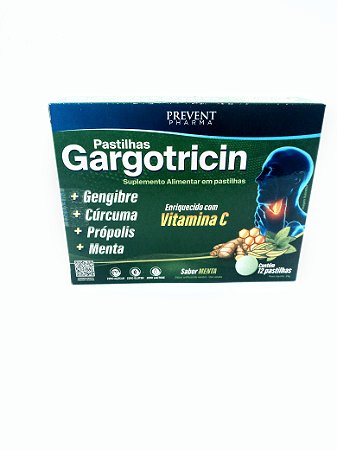 GARGOTRICIN PASTILHAS CX.C/12 UNIDADES SB.MENTA