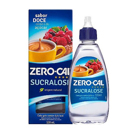 ZERO CAL ADOÇANTE SUCRALOSE 100ML