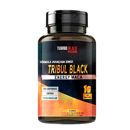 TRIBULUS BLACK ENERGY MACA C/60% SAPONINAS C/120 COMPRIMIDOS