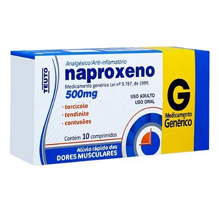 NAPROXENO 500MG C/10 COMPRIMIDOS (TEUTO)