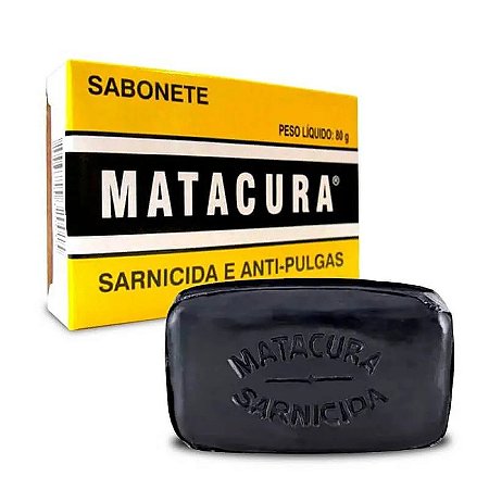 MATACURA SABONETE SARNICIDA E ANTIPULGAS 80G.