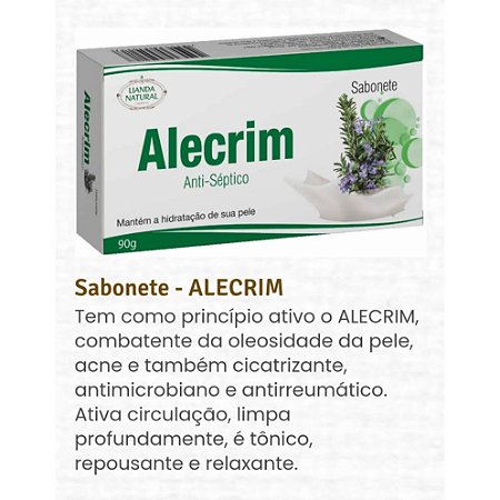 SABONETE ALECRIM 90G LIANDA NATURAL