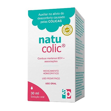 NATUCOLIC SOLUÇÃO ORAL FR.C/30ML ALMEIDA PRADO CÓLICAS RECÉM NASCIDOS
