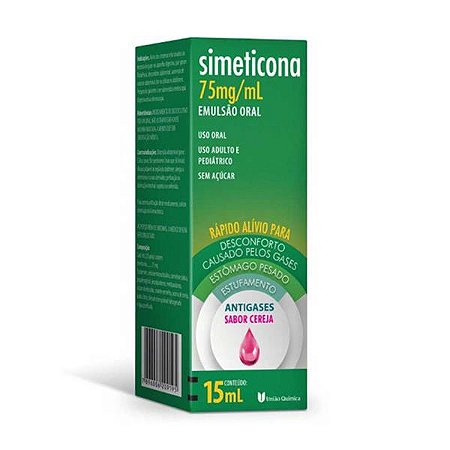 SIMETICONA 75MG/ML EMULSÃO GOTAS FR.C/15ML (UNIÃO QUÍMICA)