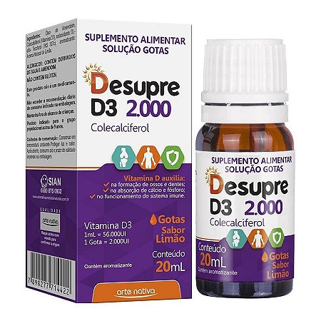 DESUPRE D3 2000UI GOTAS FR.C/20ML