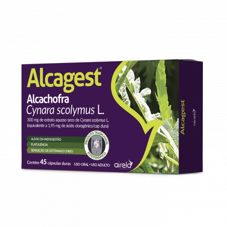 ALCAGEST 300MG EXTRATO CYNARA CX.C/45 CÁPSULAS DURAS LOJA