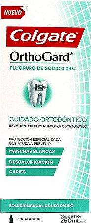 COLGATE ORTHOGARD SEM ÁLCOOL FR.C250ML