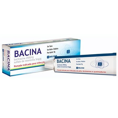 NEOMICINA BACINA POMADA BISNAGA C/10G.