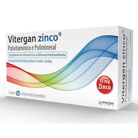 VITERGAN ZINCO CX.C/30 COMPRIMIDOS REVESTIDOS