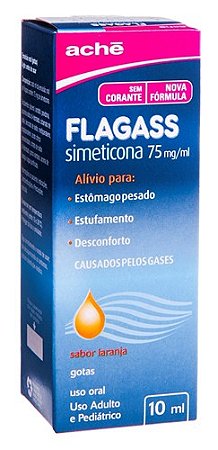 SIMETICONA FLAGASS 75MG/ML GOTAS 10ML SB.LARANJA
