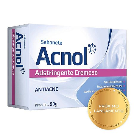 ACNOL SABONETE ANTIACNE 90G. - ADSTRINGENTE CREMOSO