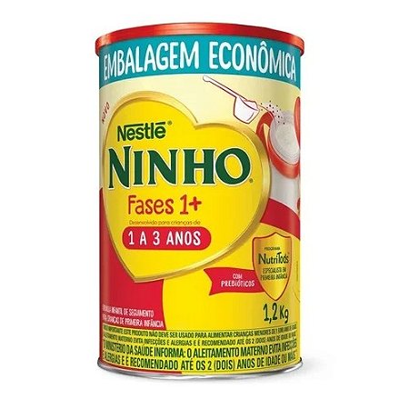 FORMULA INFANTIL NINHO FASES+1 LATA 1,2KG VALIDADE 01/06/2025