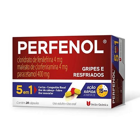PERFENOL CX.C/20 CÁPSULAS ANTIGRIPAL