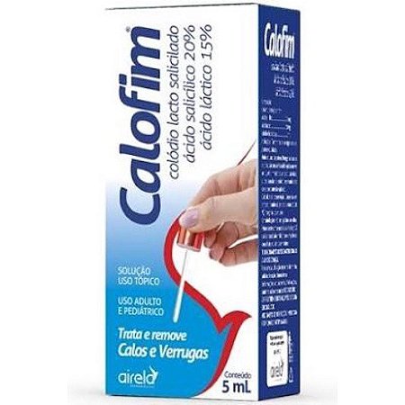 CALOFIM SOLUÇÃO PARA CALOS E VERRUGAS FR.C/5ML