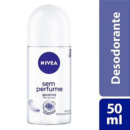NIVEA ROLL-ON ANTITRANSPIRANTE 50ML - SEM PERFUME