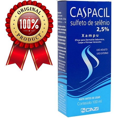 CASPACIL 2,5% XAMPU SULFETO DE SELÊNIO FR.C/100ML