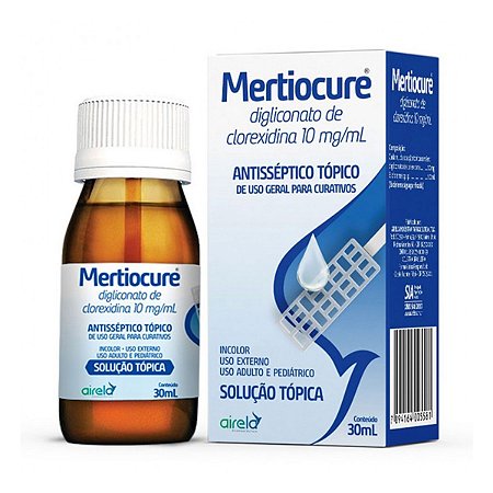 MERTIOCURE 10MG/ML ANTISSÉPTICO TÓPICO PINCEL C/30ML