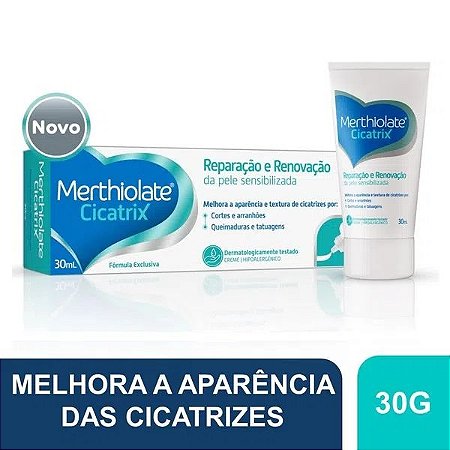 MERTHIOLATE CICATRIX CREME REPARAÇÃO E RENOVAÇÃO 30ML