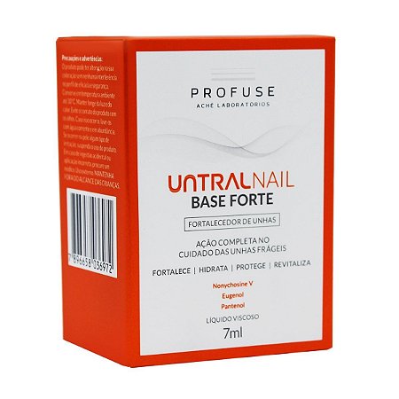 UNTRALNAIL BASE FORTE PROFUSE FORTALECEDOR UNHA FR.C/7ML