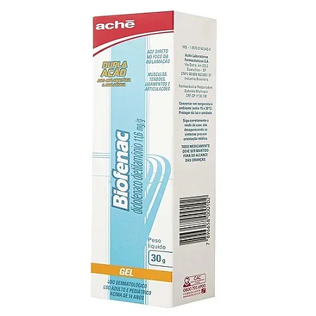 BIOFENAC 11,6MG/G GEL 30G.
