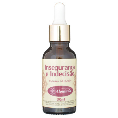 FLORAIS DE BACH ALQUIMIA 30ML - INSEGURANÇA E INDECISÃO